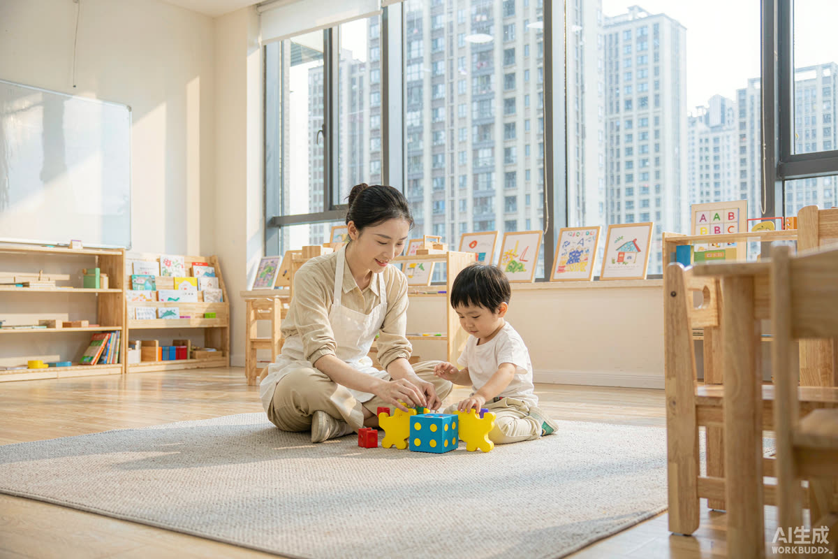 高级育婴师培训课堂实拍场景（示意图）